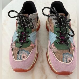 Coach Multicolor Floral Sneakers